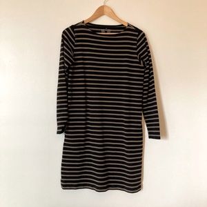 Classic Muji striped a-line dress